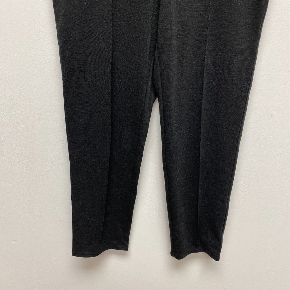 Kirkland Signature Ladiesr Pull On High Rise Wool Comfort Pants (Black, Medium) - Picture 3 of 4